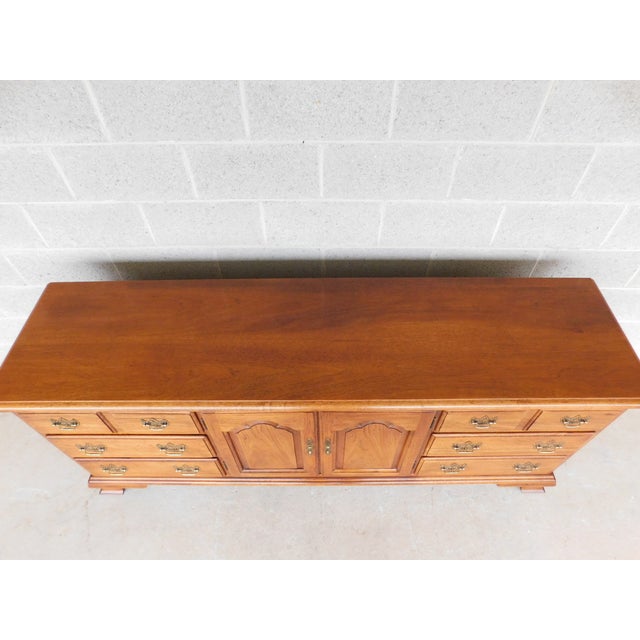 Thomasville Fisher Park Pecan Wood Dresser 75"w For Sale - Image 9 of 15
