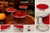 Red Coffee Table with Glass Tops and Chromed Steel Frame, 1970s For Sale - Image 9 of 11