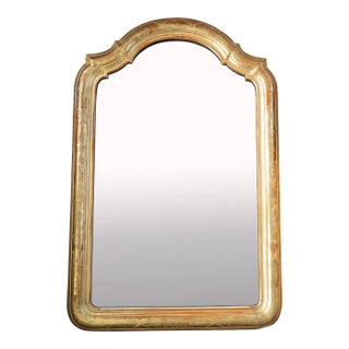 19th Century French or Italian Giltwood Decorative Gold Wall Mirror For Sale