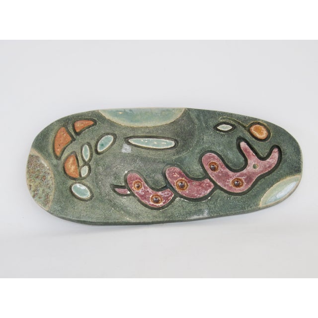 Mid-Century Modern 1960s Studio Made Biomorphic Ceramic Sculpture For Sale - Image 3 of 12