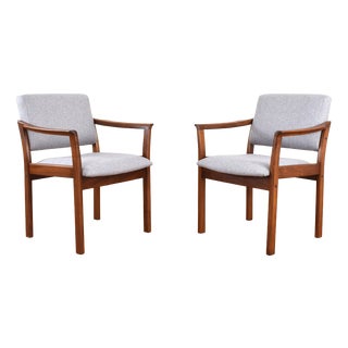 Mid-Century Modern Danish Chairs, 1970s, Set of 2 For Sale