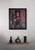 Resilience in Bloom by Terra Novak | Oil on wood Portrait of a woman surrounded by cacti and flowers For Sale - Image 4 of 5