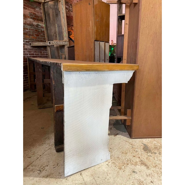 Mid 19th Century Antique Pine Eastern Shore Store Counter For Sale - Image 15 of 18