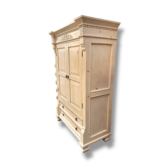 Modern 1990s White Armoire For Sale - Image 3 of 3