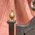 Brown Biedermeier Swiveling Table Mirror with Carved Top For Sale - Image 8 of 18