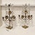 French Pair of 1950s French Regency Style Gilt and Crystal Girandole For Sale - Image 3 of 14