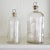 Clear Etched Glass Victorian Apothecary Decanters With Silver Topped Corks For Sale - Image 9 of 11