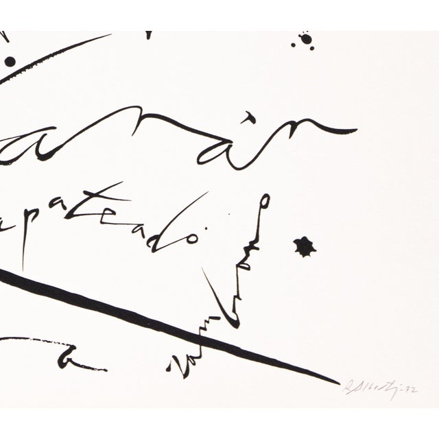 Letter z by rafael alberti, from alphabet series, is an original lithograph, realized by rafael alberti in 1972. Hand-...