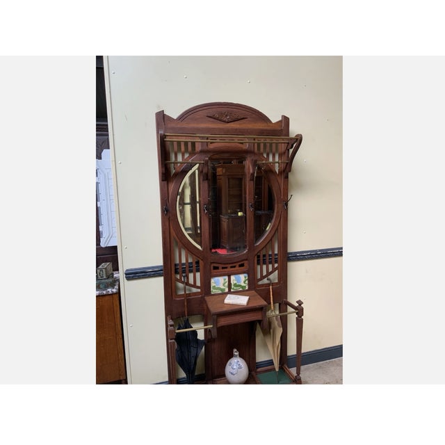 Antique Art Nouveau Wardrobe, 1910 For Sale - Image 6 of 10