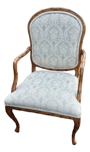 Late 20th Century Vintage Hickory French Louis XVI Faux Bois Chair