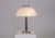 Desk lamp in acrylic glass and chromed steel, germany, 1970s. 2 led bulbs included. H 57 cm x shade diameter 44 cm. Base...