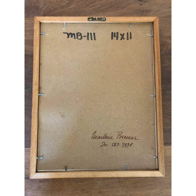 2010s Vintage "Paint Dish" Art, Framed For Sale - Image 5 of 12