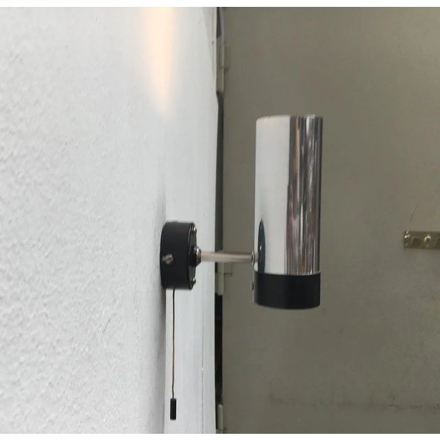 Metal Mid-Century Dutch Minimalist Wall Lamps by H. Busquet for Hala Zeist, 1960s, Set of 2 For Sale - Image 7 of 18