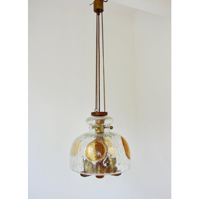 Modernist Pendant Light, 1970s, in Very Good conditions. Designed 1970 to 1979 Up to 250V (Europe/UK Standard).The wiring...