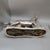 Metal Vintage Silver-Tone Metal Horse Sculpture on Rocky Base For Sale - Image 7 of 9