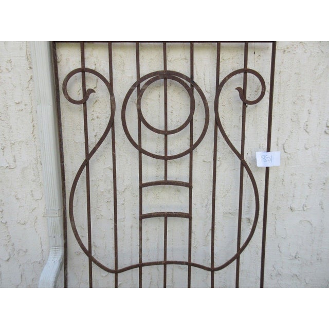 Antique Victorian Iron Door For Sale - Image 4 of 6