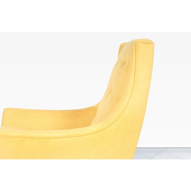 Mid-Century Modern Sculptural Walnut High-Back Lounge Chairs, 1960s For Sale - Image 10 of 12