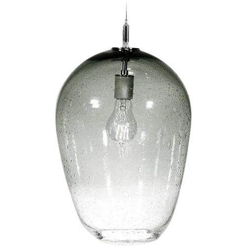Zenith Pendant Light from the Fizz Collection in Charcoal For Sale