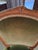 Antique Walnut Louis XV style accent chair in excellent shape. Green upholstery and carved walnut wood.