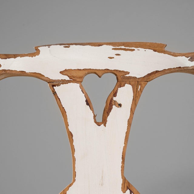 Wood 20th Century Swedish Rococo Revival Wood Patinated Dining Chairs - Set of 8 For Sale - Image 7 of 18