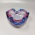 1960s Gorgeous blue and pink catchall by Flavio Poli for Seguso in Murano sommerso glass. Made in italy The item is in...