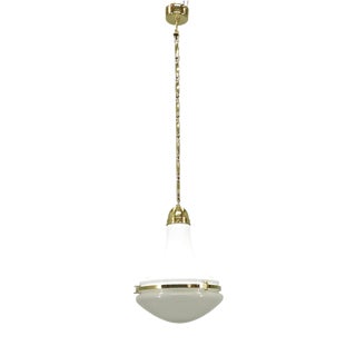 Art Deco Glass Pendant Lamp by Peter Behrens for Siemens, Germany, 1930s For Sale
