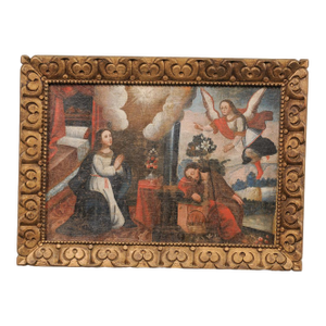 19th C. Spanish Colonial Religious Painting