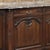 Antique French Louis XIV Walnut Round Side Marble Top Buffet For Sale In Dallas - Image 6 of 18
