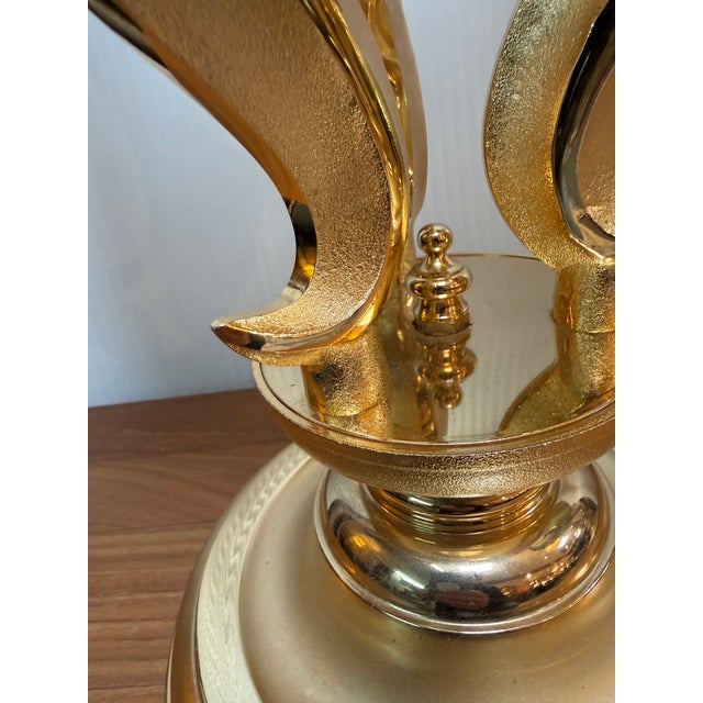 Regency Sculpted Table Lamps, Pair For Sale - Image 9 of 12