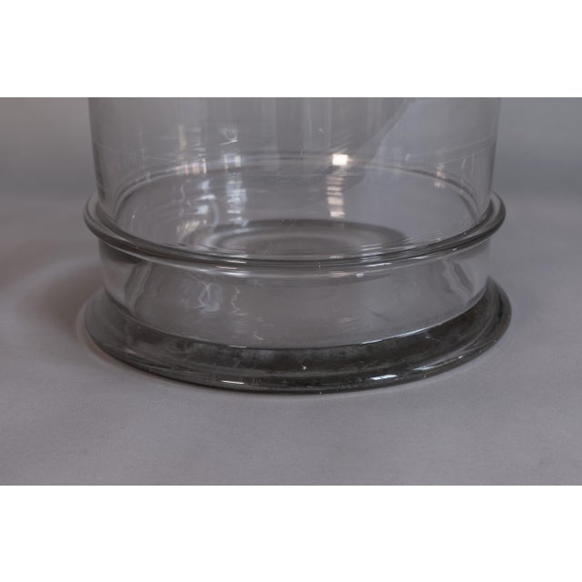 Large Antique Glass Vase, 1900 For Sale - Image 6 of 7