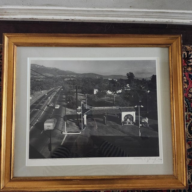 Vintage Black and White Photograph of Montecito California For Sale - Image 4 of 8