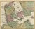 Antique Map of Denmark and Part of Sweden and Germany, 1750 For Sale