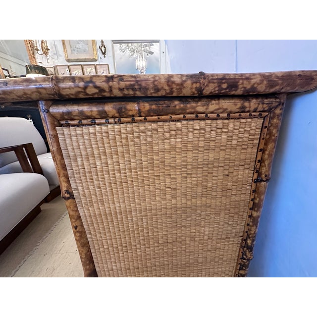 1970s Bamboo & Rattan Small Chest of Drawers For Sale - Image 10 of 14