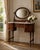 20th Century Walnut Vanity Dressing Table with Tilting Mirror and Arabescato Marble Top, 1890s For Sale - Image 11 of 12
