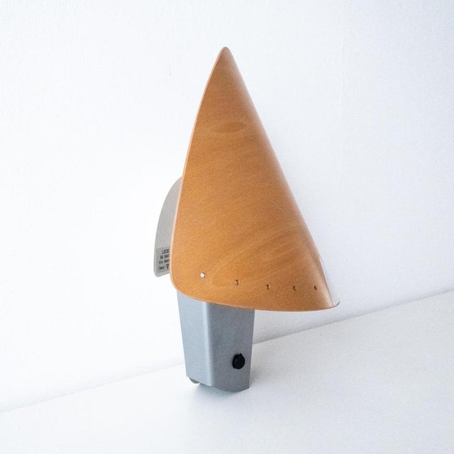Brown Wall Lamp Mod. Shorts by Lucid Lampes, France, 1970s For Sale - Image 8 of 17