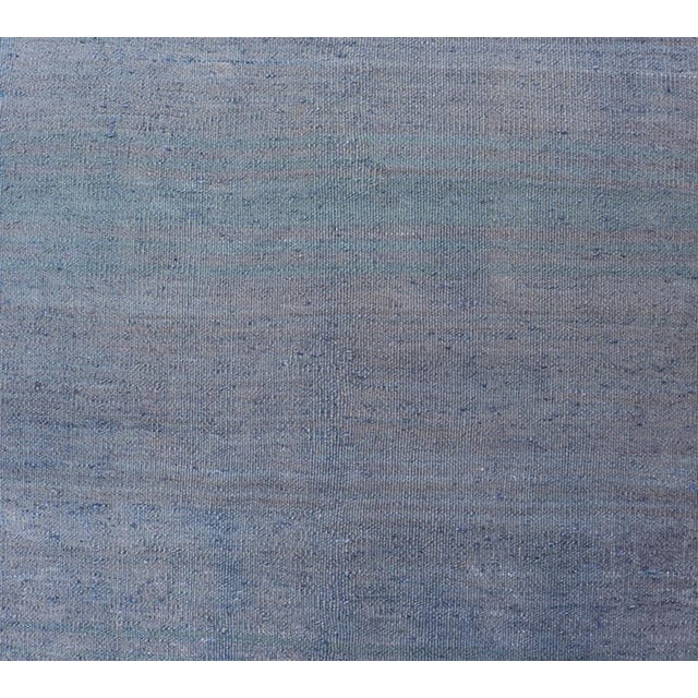 Vintage Turkish Kilim Runner With Soft Blue and Gray Hues 2'4 X 8'0 For Sale In Atlanta - Image 6 of 10