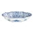 Rare 18th Century Dutch Delft Faience Floral Patterned Lobed Dish Bowl For Sale