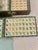 Green Vintage Chinese Bone & Bamboo Mah Jong Set in Silk Brocade Case With Original Booklet & Wrapped Tiles For Sale - Image 8 of 15