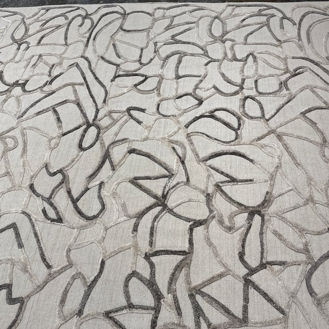 Ivory 10ft × 14ft Exquisite Rugs Goudy 4347 Hand-Loomed Area Rug For Sale - Image 8 of 12