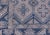 Mid 20th Century Vintage Turkish Oushak Rug in Blue With All-Over Geometric Design in Gray & Blue For Sale In Atlanta - Image 6 of 11