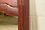 Thomasville Mid-Century Modern Hollywood Regency Campaign Carved Walnut Framed Wall Mirror, 1970s For Sale - Image 9 of 14