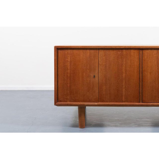Modern Danish Architectural Teak Desk, 1950s For Sale - Image 11 of 18