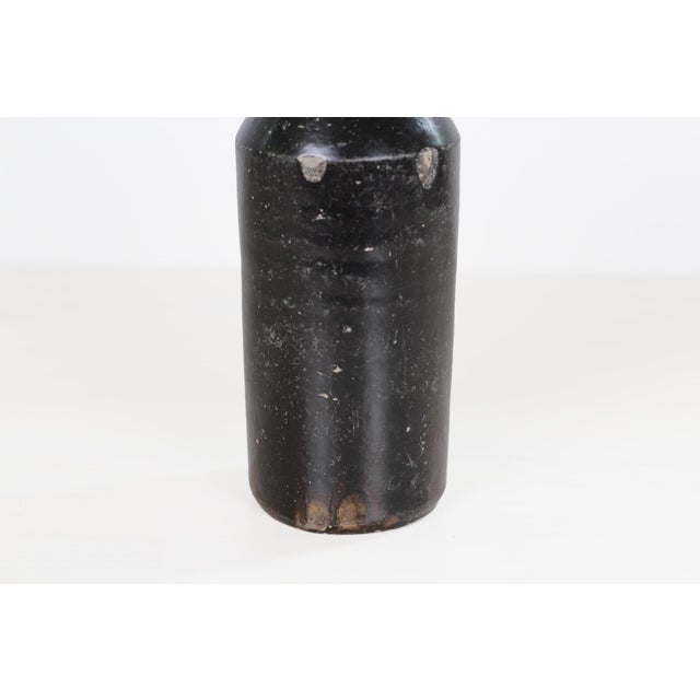 19th Century American Primitive Stoneware Ink Bottle For Sale - Image 4 of 9