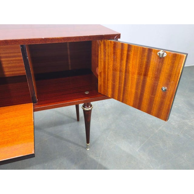 Wood Mid-Century Italian High Gloss Sideboard, 1950s For Sale - Image 7 of 18