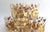 1960s 1960s Georges Briard Double Old Fashioned Glasses, 22k Gold Leaf Design - Set of 8 For Sale - Image 5 of 8