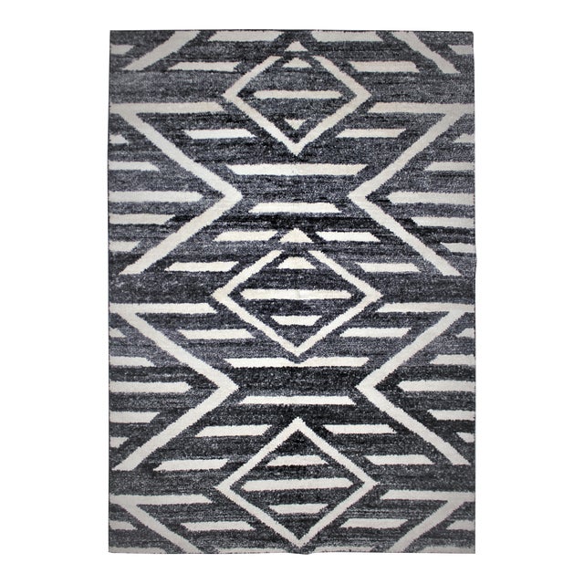Hand Knotted Bamboo Rug by Aara Rugs Inc. - 8' X 10' For Sale