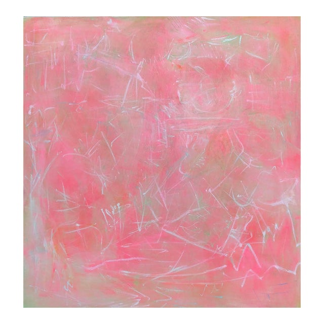 "Unexpected Visitors" by Trixie Pitts Large Abstract Painting For Sale