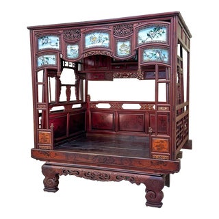 Stunning Vintage Chinese Wedding Bed For Sale