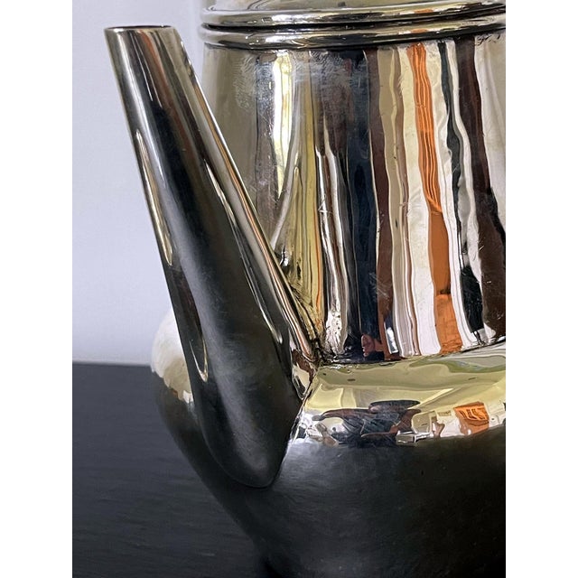 1940s Mexican Sterling Silver Coffee Tea Set William Spratling - Set of 3 For Sale - Image 9 of 18