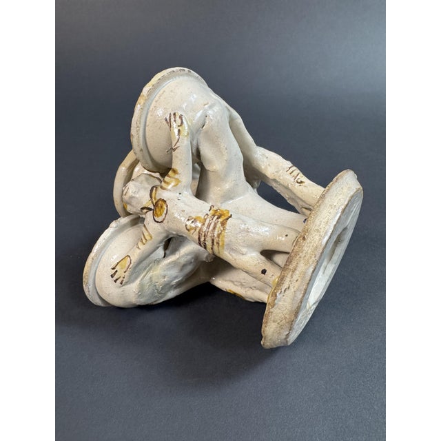 Laertina Majolica Salt Cellar, 1700s For Sale - Image 12 of 16